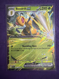 Beedrill ex #003/086 - ME04: Chaos Rising - Holo Rare Pokemon Card NM