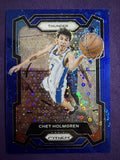 2023-24 Panini Prizm Chet Holmgren Fast Break Blue Disco Prizm /150 #115 Thunder