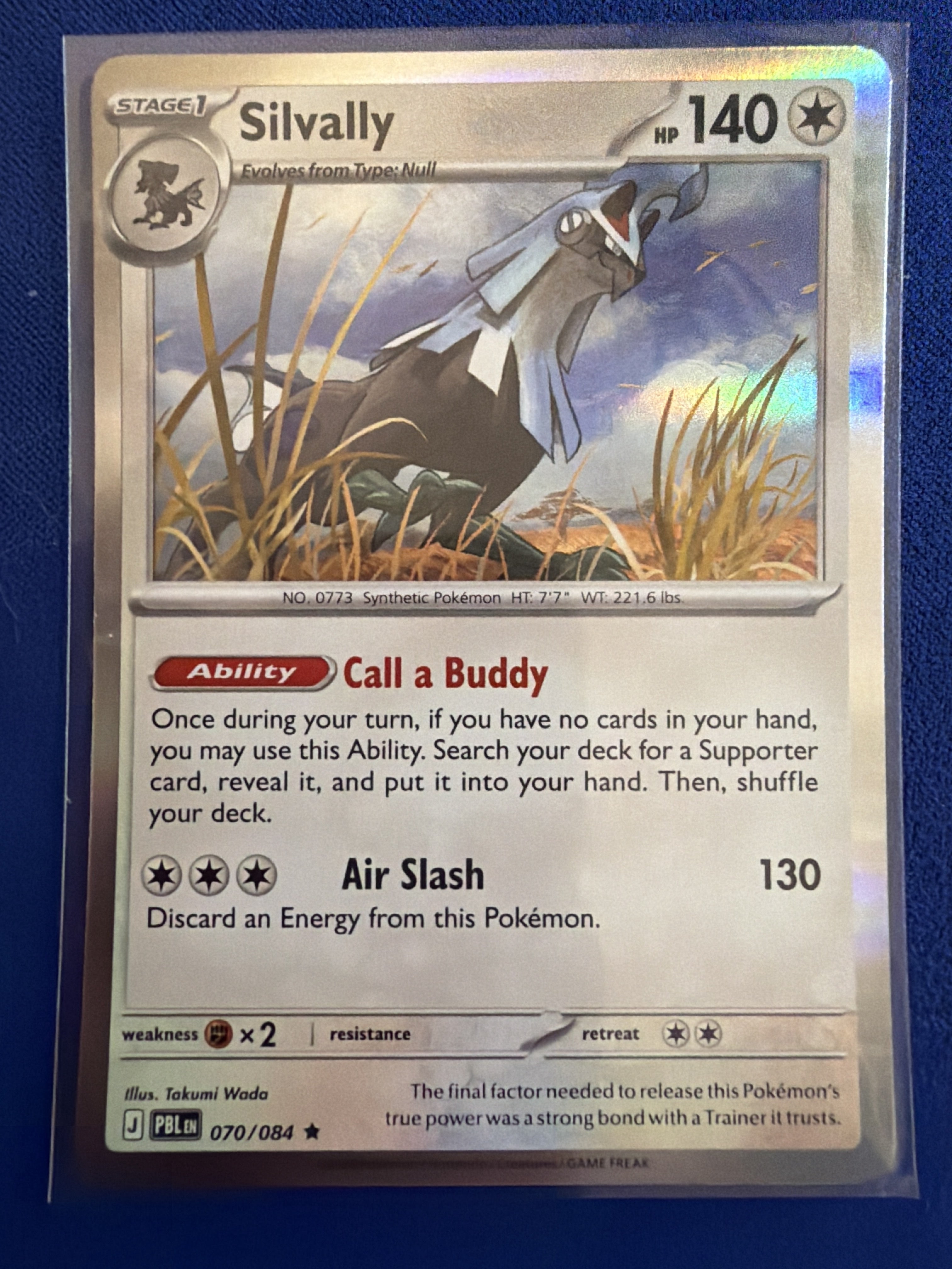 Silvally 070/084 ME05: Pitch Black Reverse Holo Rare Pokemon Card NM