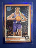 2025-26 Donruss Optic Blue Rasheer Fleming RC #18 /49 SP Suns Rookie
