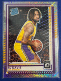 2025-26 Donruss RJ Davis Optic Mojo Prizm /125 #101 Rated Rookie Lakers