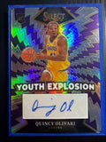 2024-25 Panini Select Quincy Olivari #YE-OLI Youth Explosion Auto RC Lakers