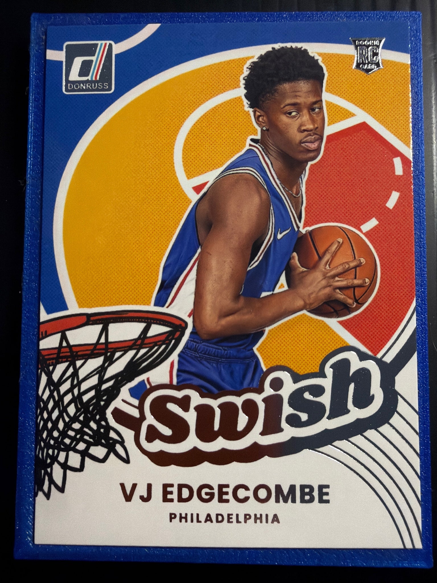 2025-26 Panini Donruss VJ Edgecombe RC #7 Swish Insert 76ers