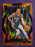 2024-25 Panini Select Dejounte Murray Orange Flash Prizm #13 Pelicans