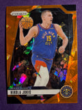 2024-25 Panini Prizm Nikola Jokic Orange Ice Prizm #129 Nuggets