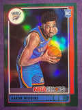 2021-22 NBA Hoops Aaron Wiggins Green Parallel #247 /99 OKC Thunder RC