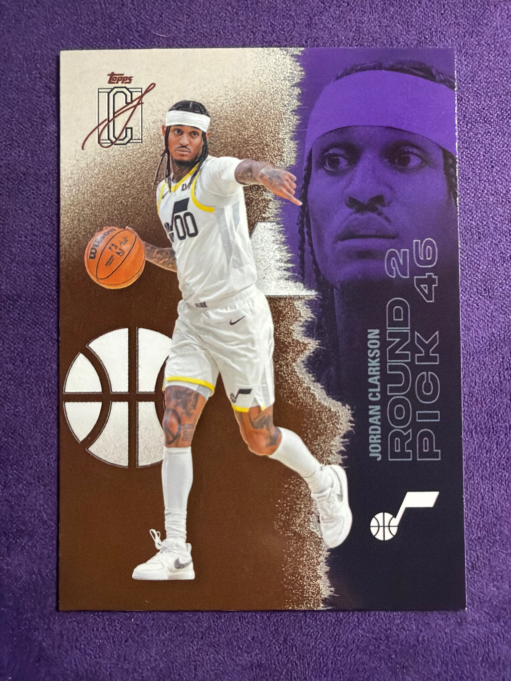 2025-26 Topps Signature Class Jordan Clarkson Bronze Parallel #100 Jazz