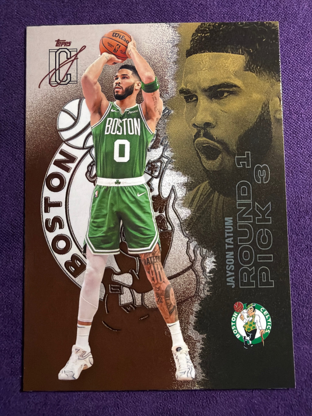 2025-26 Topps Signature Class Jayson Tatum Bronze Parallel #59 Celtics
