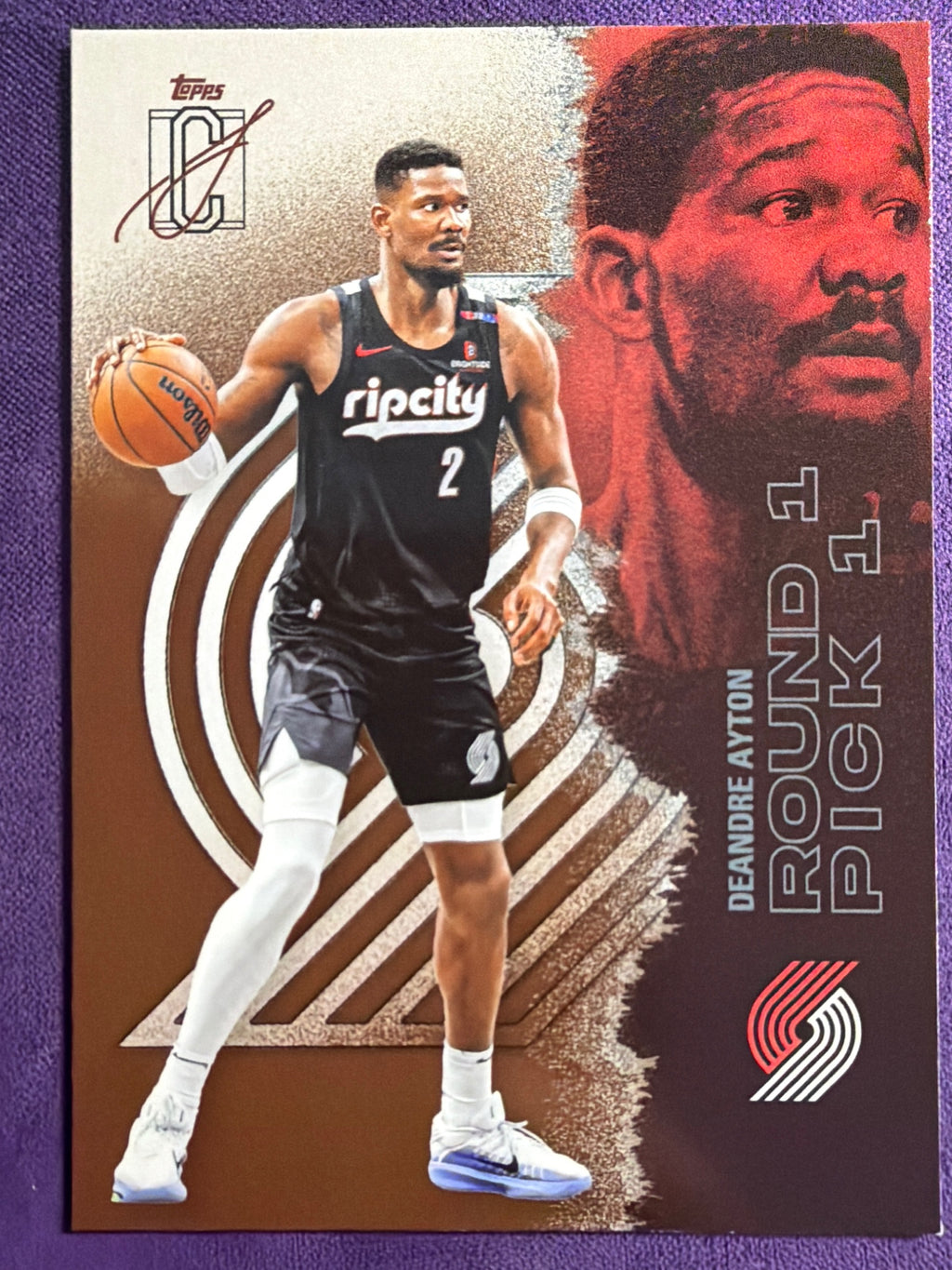 2025-26 Topps Signature Class Deandre Ayton #22 Portland Trail Blazers