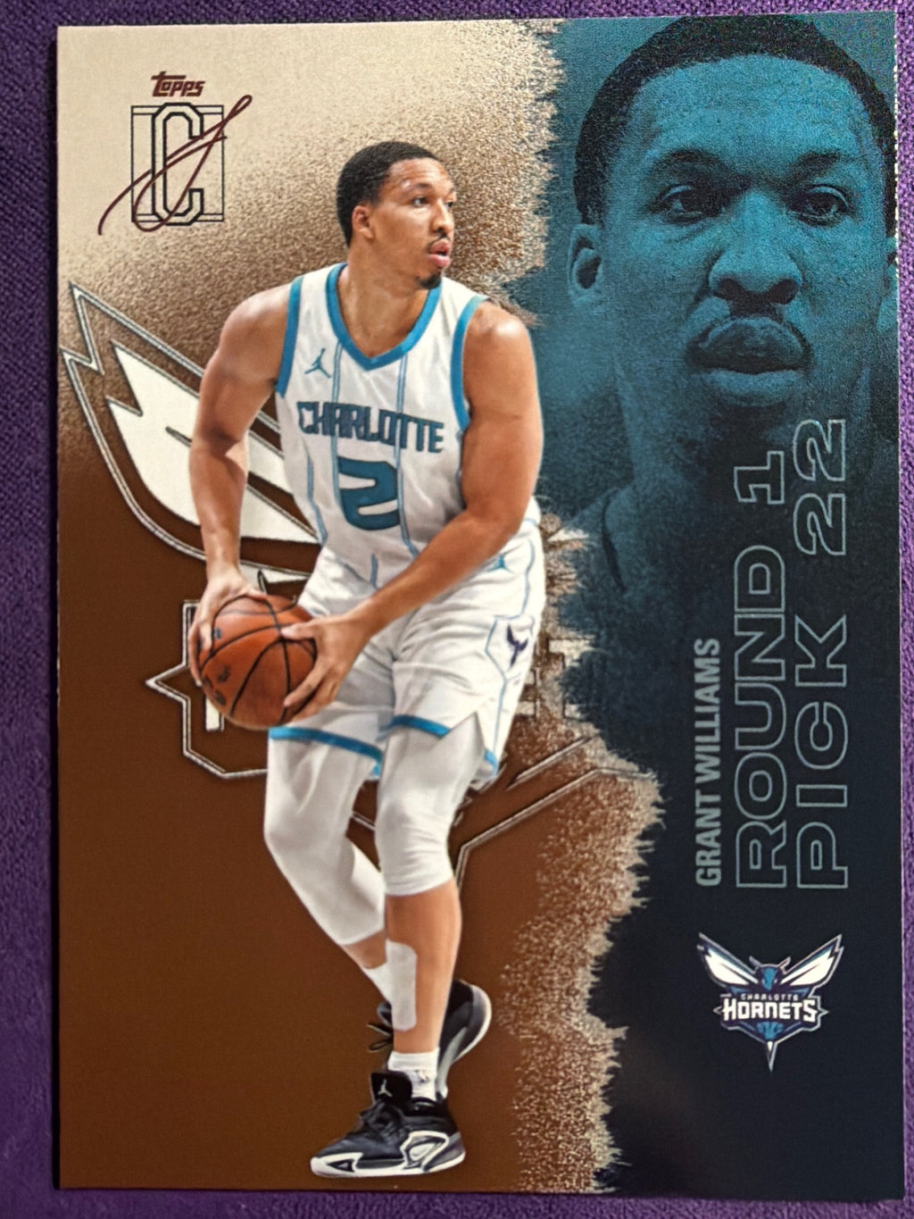 2025-26 Topps Signature Class Grant Williams Bronze Parallel #39 Hornets