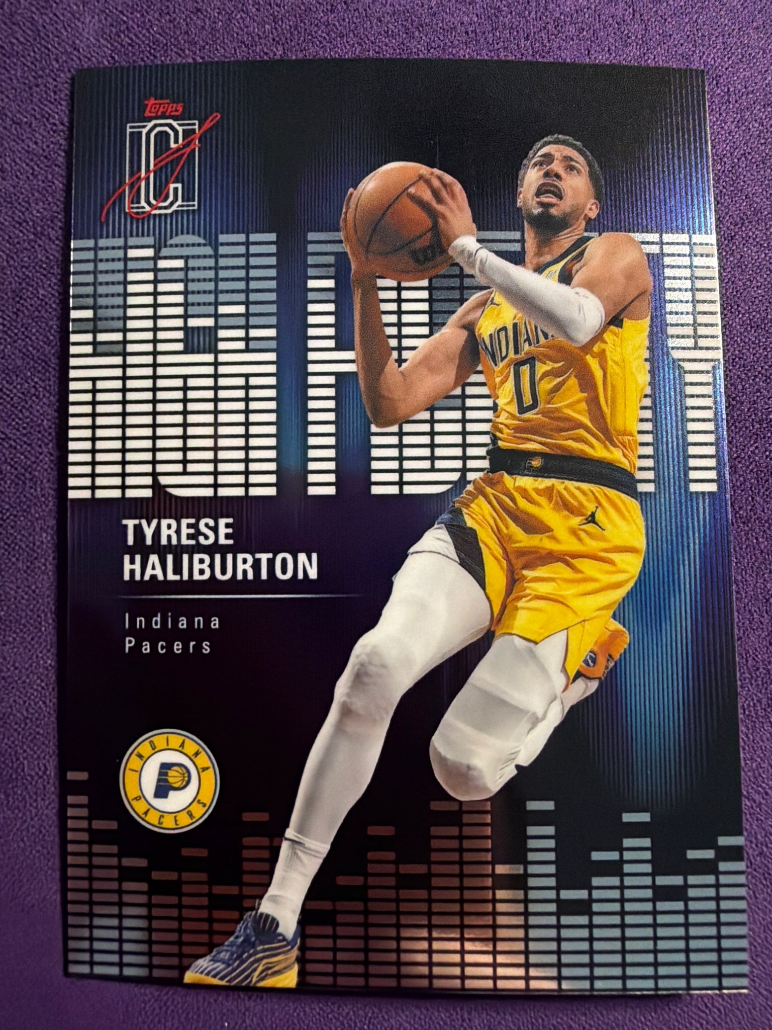 2025-26 Topps Signature Class Tyrese Haliburton High Fidelity #HF-30 Pacers