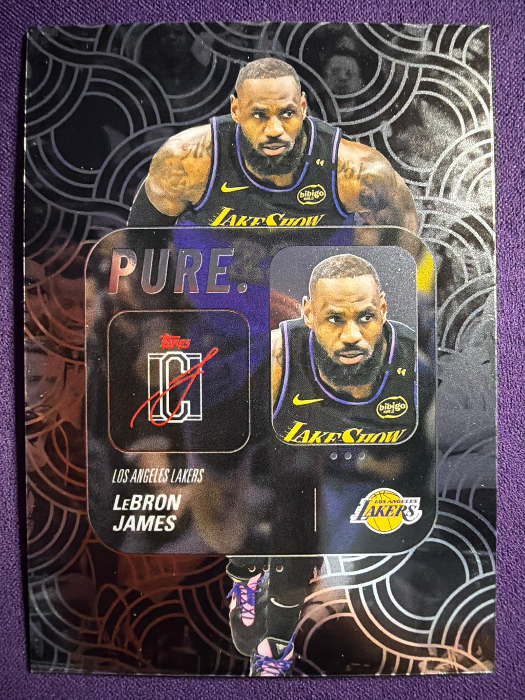 2025-26 Topps Signature Class LeBron James Pure Insert #PU-1