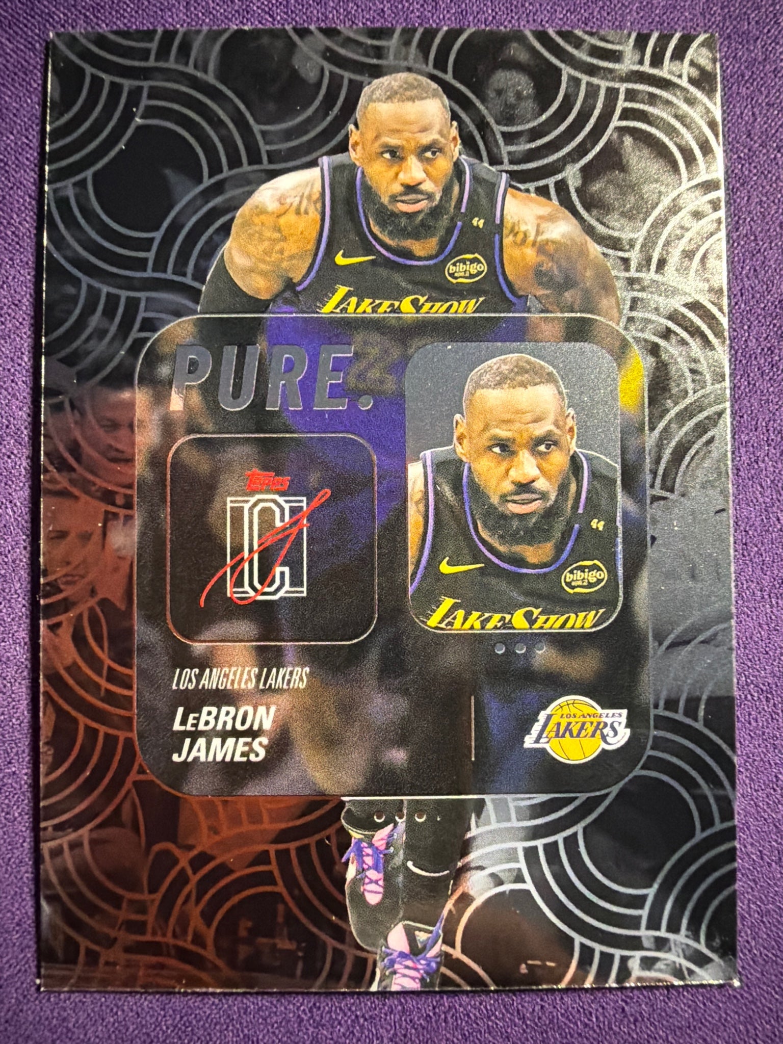2025-26 Topps Signature Class LeBron James Pure Insert #PU-1