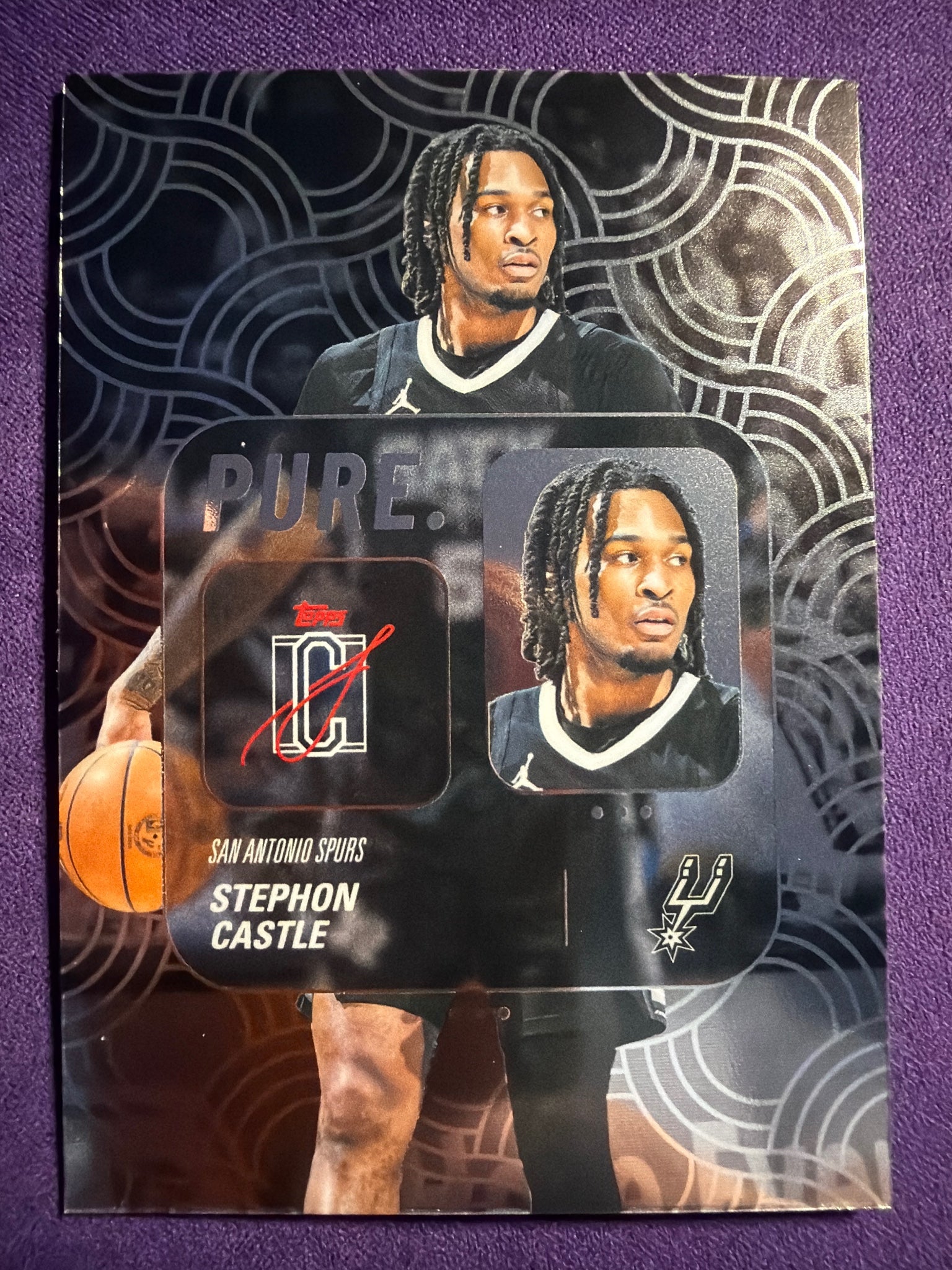 2025-26 Topps Signature Class Stephon Castle Pure Insert #PU-9