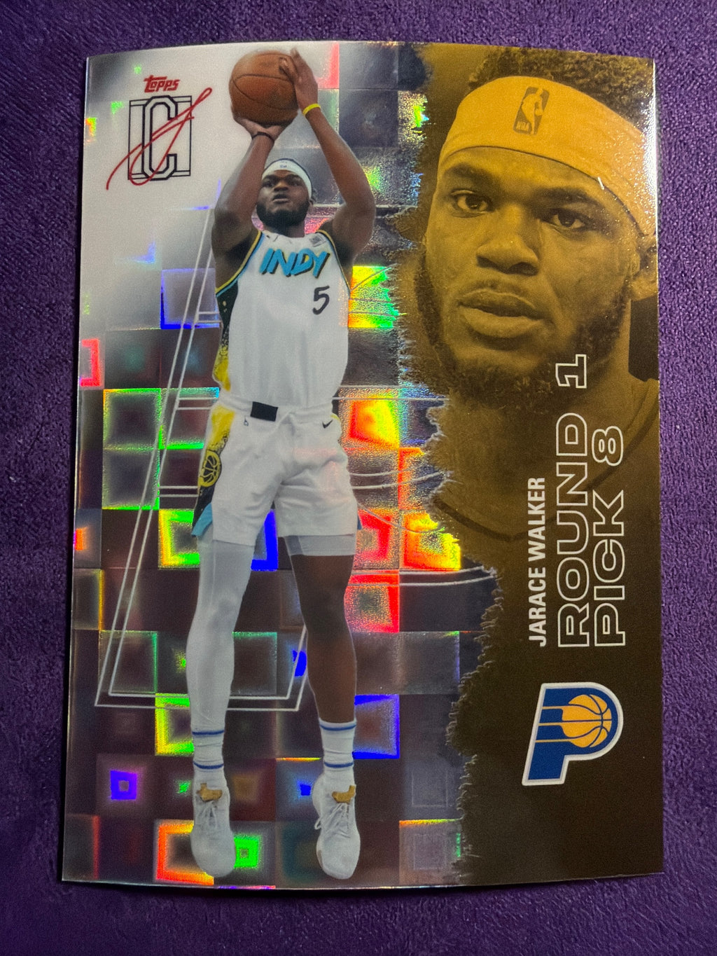 2025-26 Topps Signature Class Jarace Walker Chrome Pandora Refractor #4