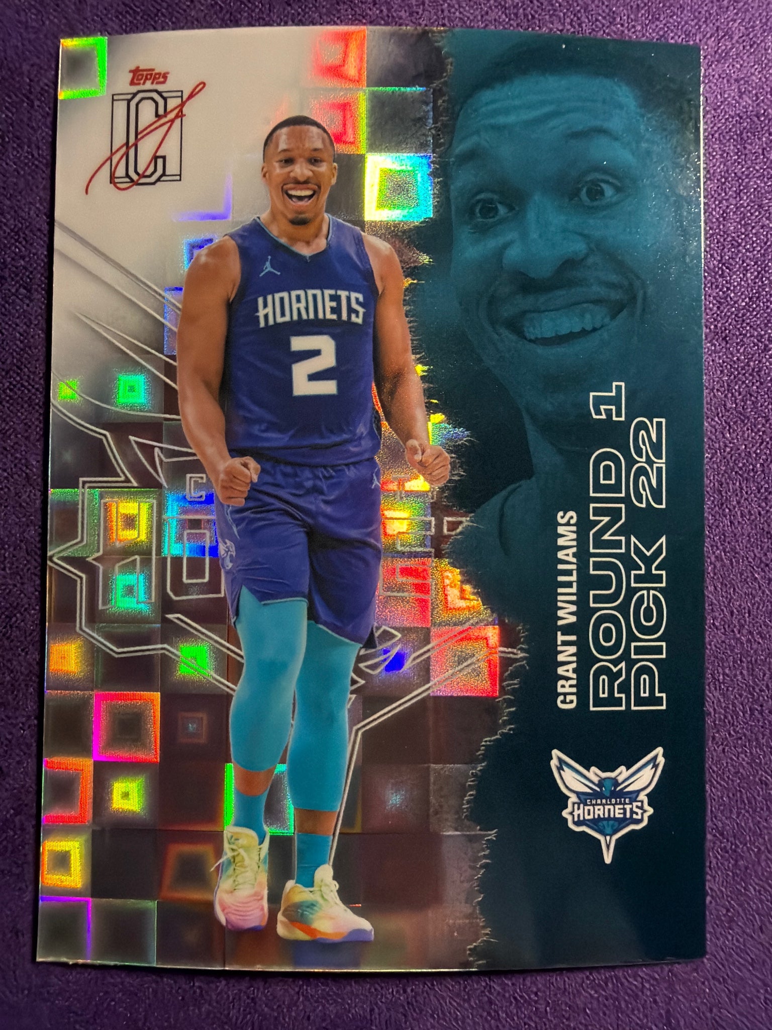 2025-26 Topps Signature Class Grant Williams Chrome Pandora Refractor #39