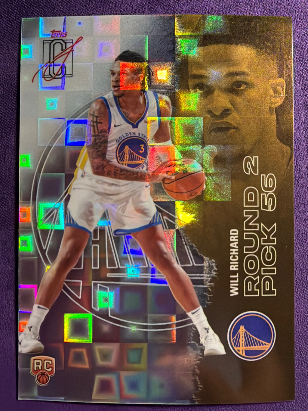 2025-26 Topps Signature Class Will Richard Chrome Pandora Refractor #150