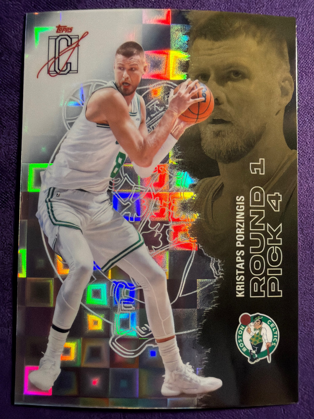 2025-26 Topps Signature Class Kristaps Porzingis Chrome Pandora Refractor #88