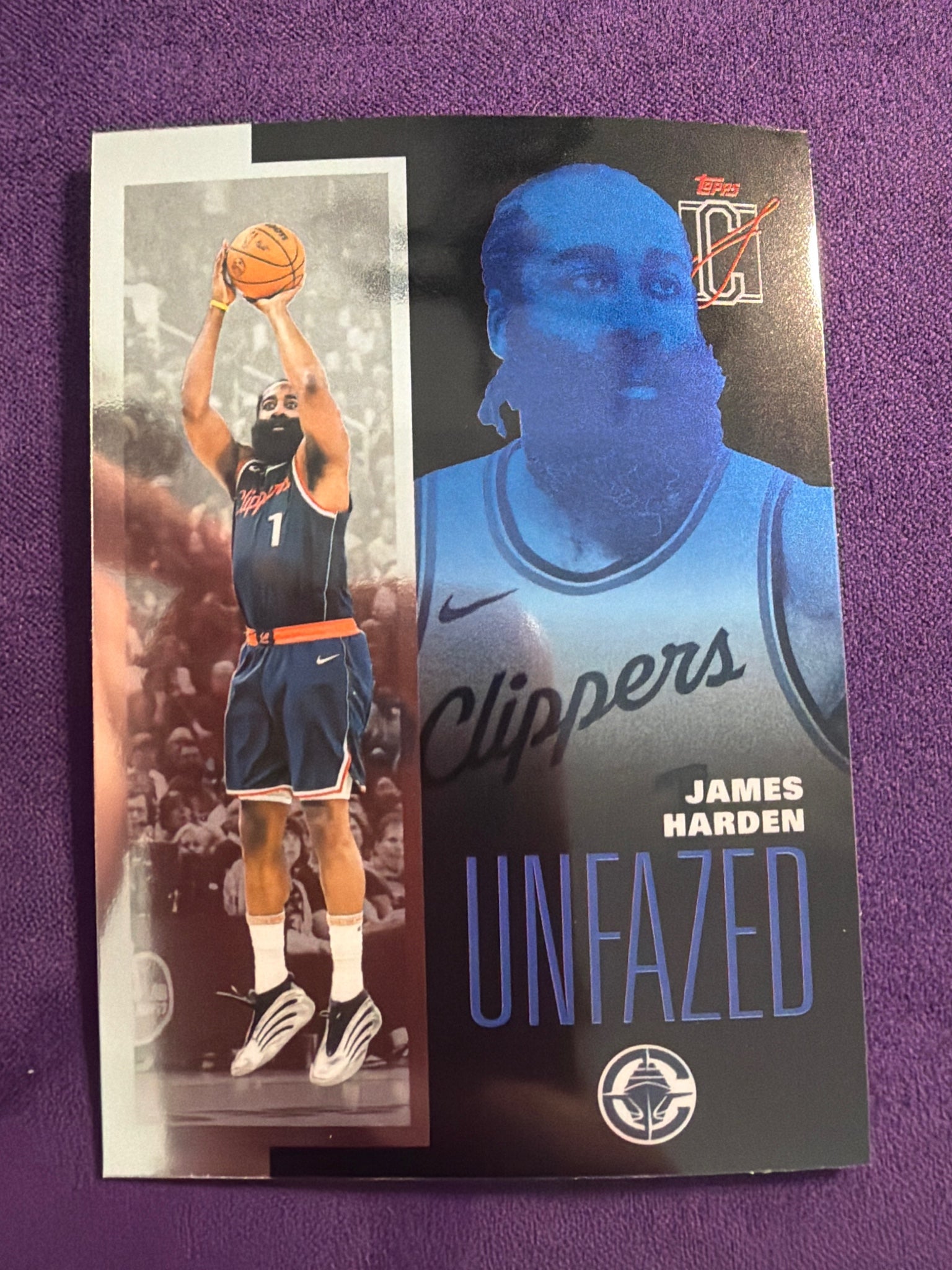 2025-26 Topps Signature Class James Harden Unfazed Insert #FAZE-8