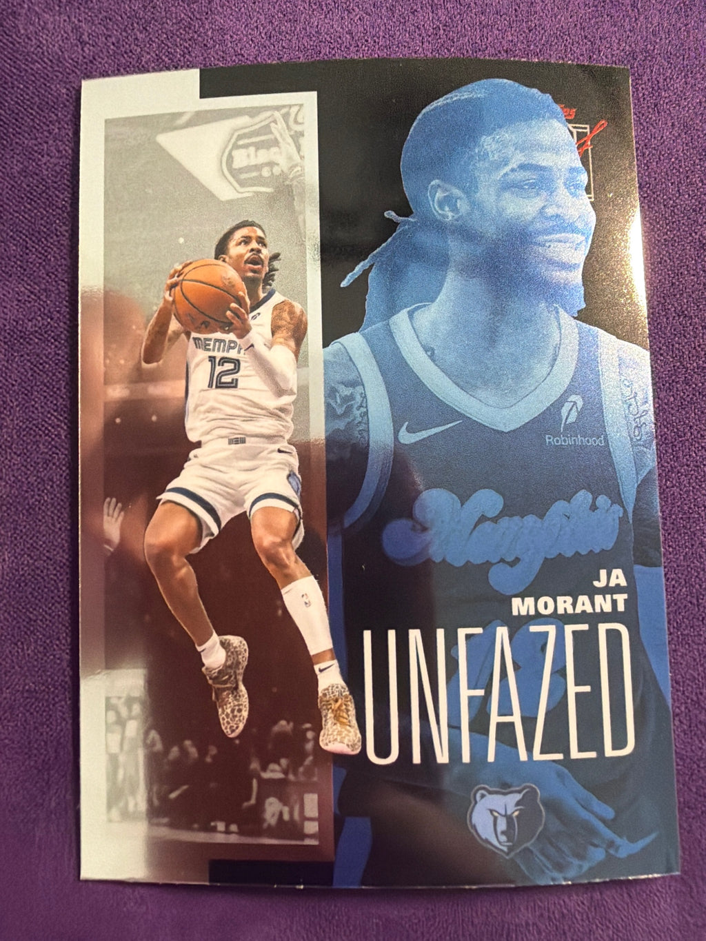 2025-26 Topps Signature Class Ja Morant Unfazed Insert #FAZE-3