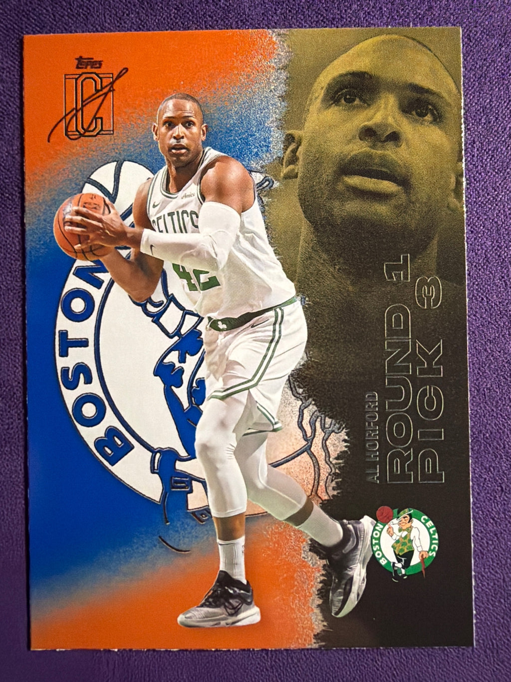 2025-26 Topps Signature Class Al Horford Blue & Orange Parallel #35