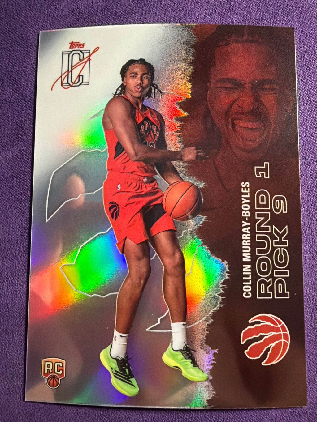 2025-26 Topps Signature Class Collin Murray-Boyles RC Chrome Refractors #106