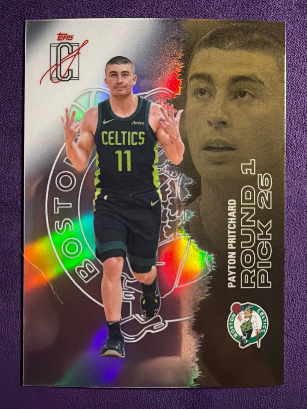 2025-26 Topps Signature Class Payton Pritchard Chrome Refractors #42