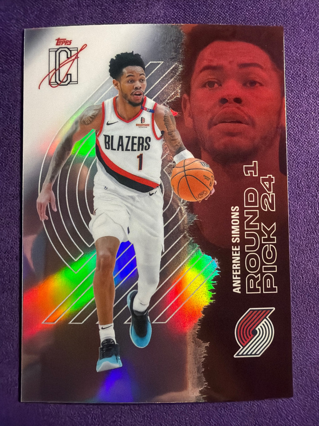 2025-26 Topps Signature Class Anfernee Simons Chrome Refractors #70