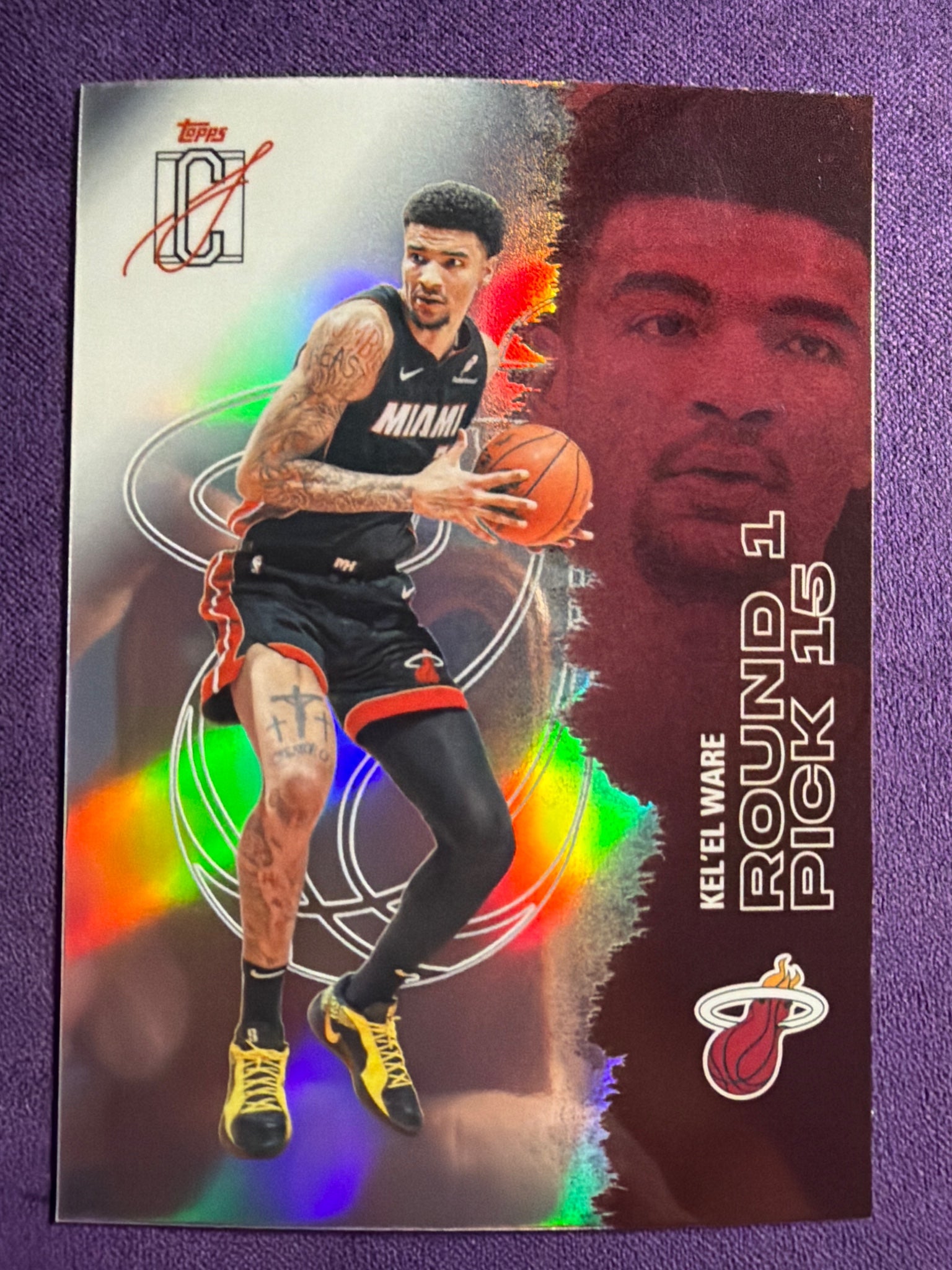 2025-26 Topps Signature Class Kel'el Ware RC Chrome Refractors #30