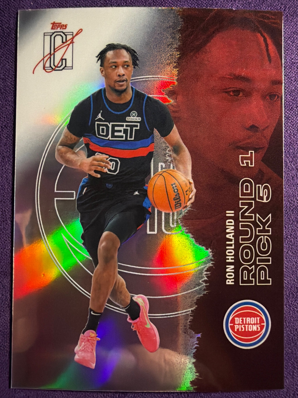 2025-26 Topps Signature Class Ron Holland II RC Chrome Refractors #21