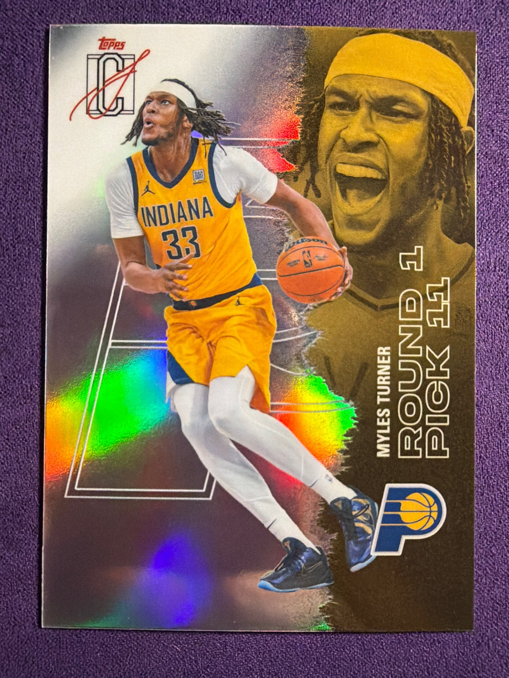 2025-26 Topps Signature Class Myles Turner Chrome Refractors #92
