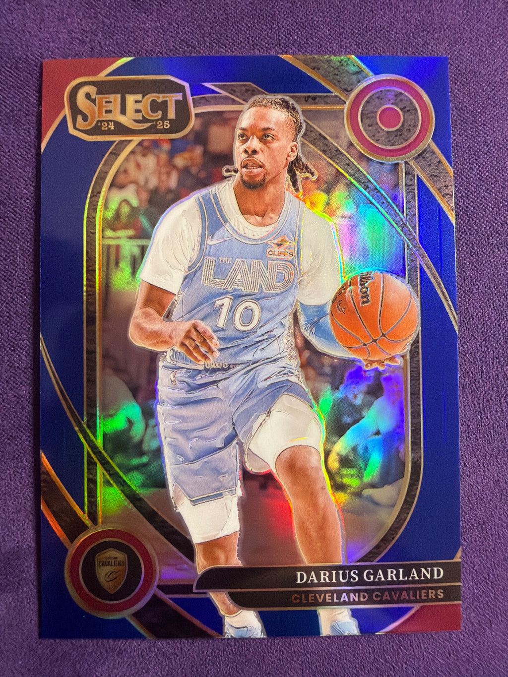 2024-25 Panini Select Darius Garland Blue Prizm #240